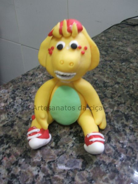 TOPO DE BOLO BJ -TURMA DO BARNEY